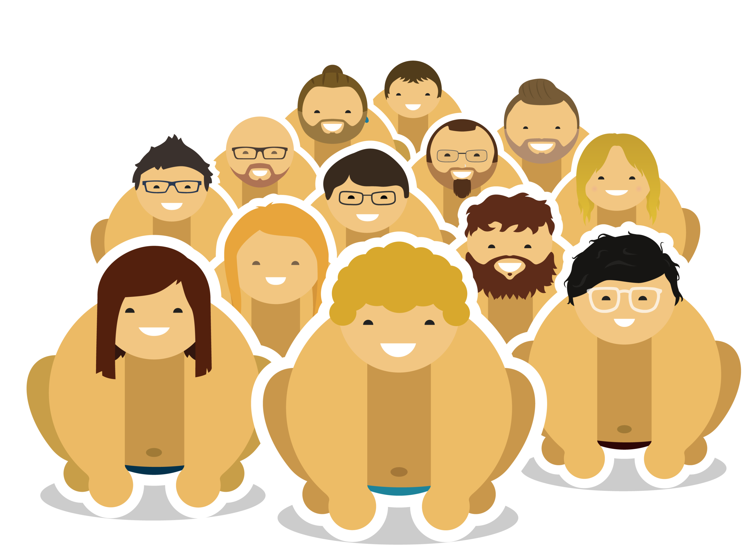Alle sumo's samen in een groep
